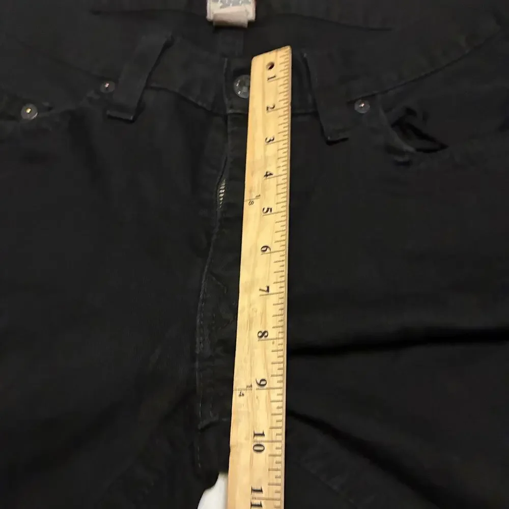Vintage True Religion Bobby Jeans Men’s 38 Black Relaxed Fit Made in USA